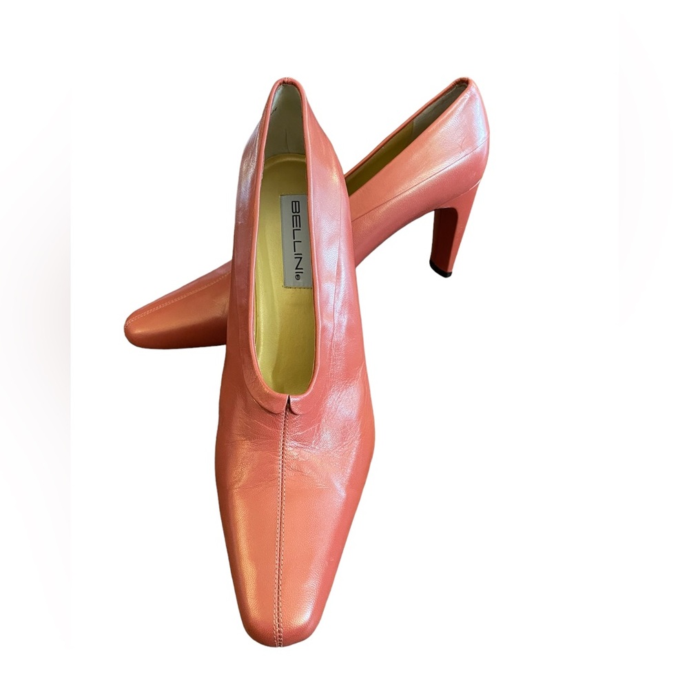 Bellini heels, size 12M, in coral color